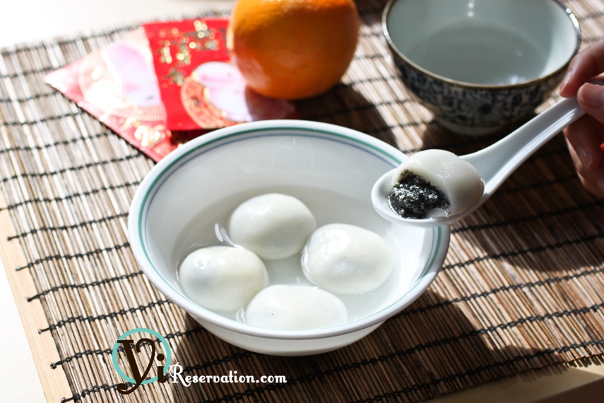 black sesame tang yuan recipe