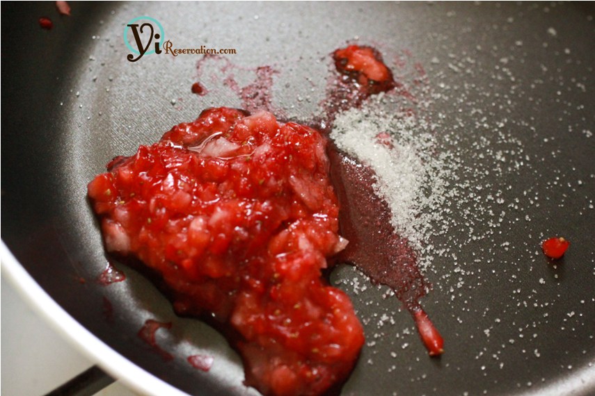 Chocolate-Strawberry Panna Cotta