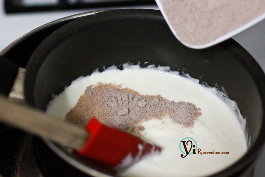 Chocolate-Strawberry Panna Cotta