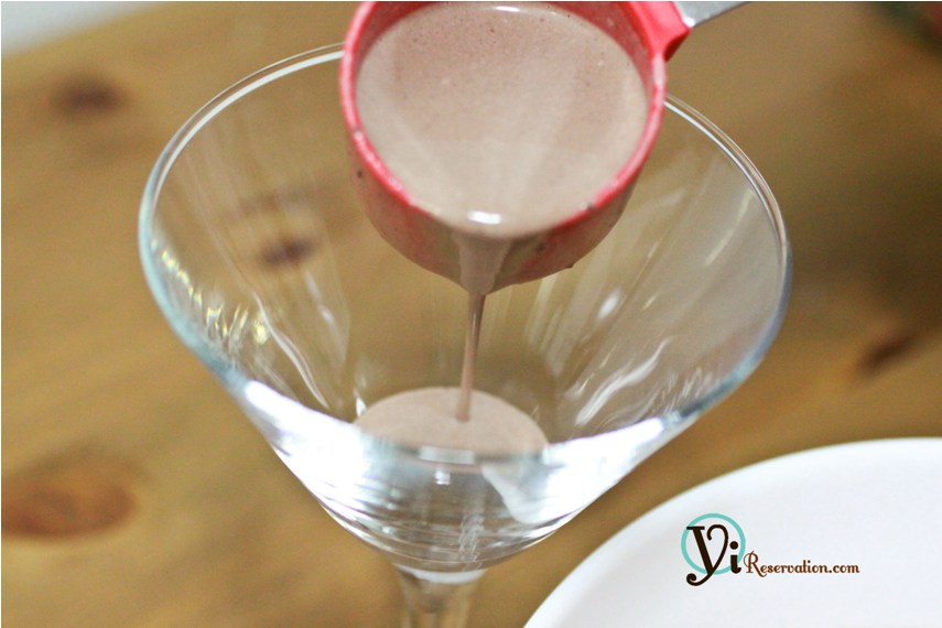 Chocolate-Strawberry Panna Cotta