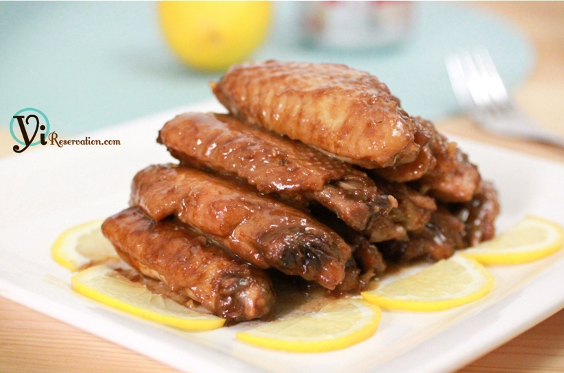 cola glazed wings