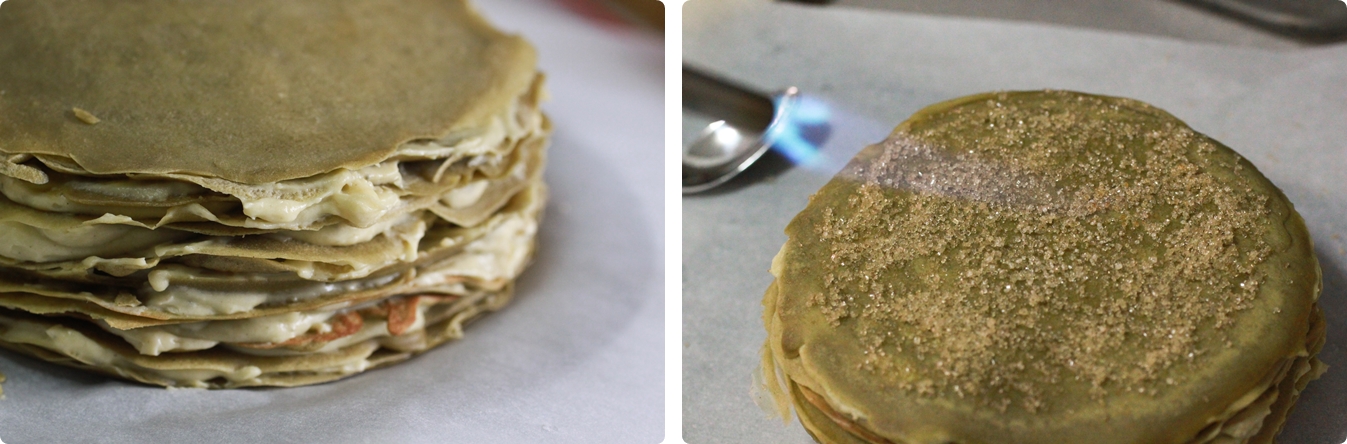 Green Tea Mille Crepe Recipe