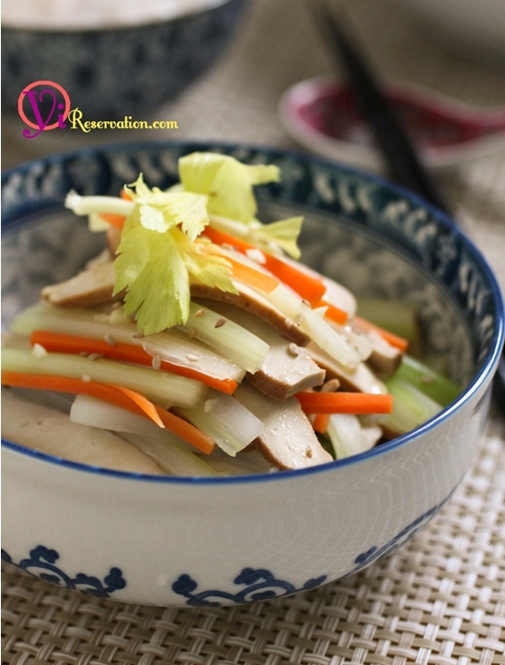 Dried Bean Curd with Celery | 涼拌芹菜豆腐干