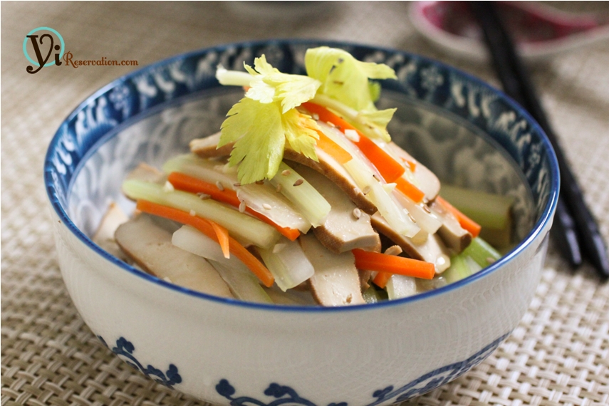 Dried Bean Curd with Celery | 涼拌芹菜豆腐干