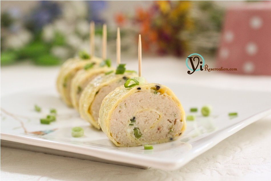 Steamed Chicken Omelette Roll 雞蛋卷