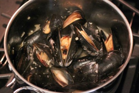 Steamed Mussels in White Wine Sauce  cooking planit review