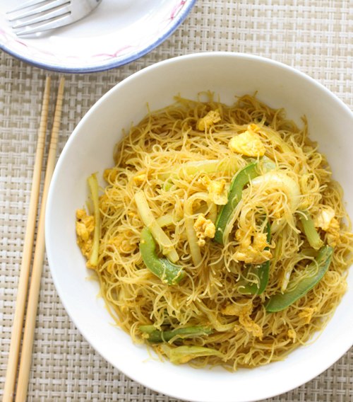 singapore chow mei fun recipe