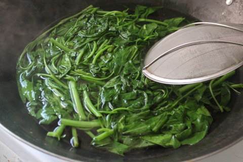 Cantonese Style Water Spinach Stir-fry