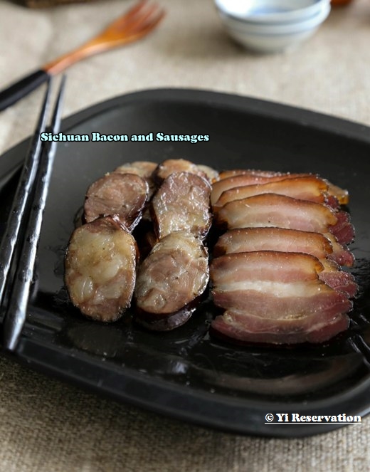 Sichuan Bacon and Sausages