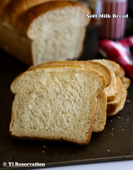 {Recipe} Soft Milk Bread with Tangzhong (Water Roux) Method