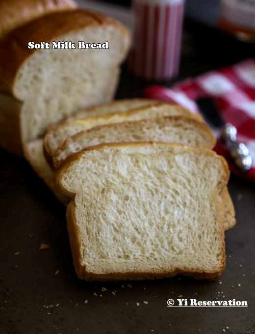 {Recipe} Soft Milk Bread with Tangzhong (Water Roux) Method