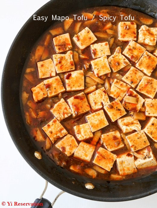 {Recipe} Quick and Easy Sichuan Mapo Tofu or Spicy Tofu Made in 25 Minutes