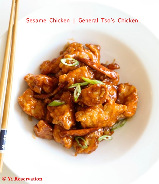 {Recipe} The Restaurant Style General Tso's Chicken and Sesame Chicken