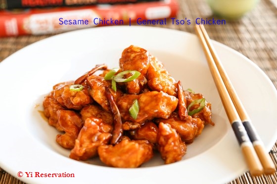 {Recipe} The Restaurant Style General Tso's Chicken and Sesame Chicken
