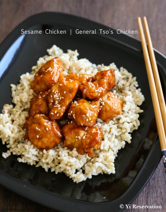 {Recipe} The Restaurant Style General Tso's Chicken and Sesame Chicken