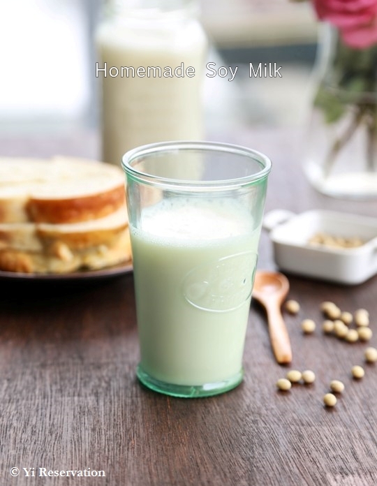 {Recipe} Homemade Soy Milk Recipe 豆漿