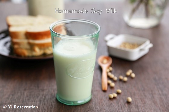 {Recipe} Homemade Soy Milk Recipe 豆漿