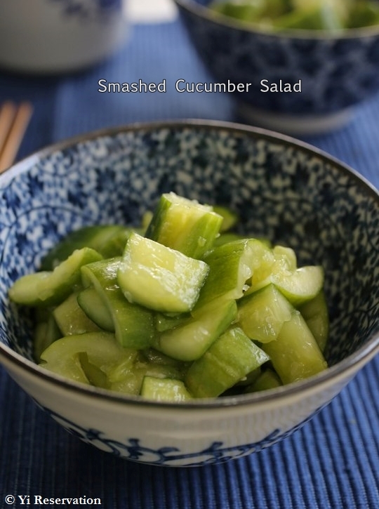 {Recipe} Smashed Cucumber Salad 拍黃瓜 - The perfect summer gluten-free dessert