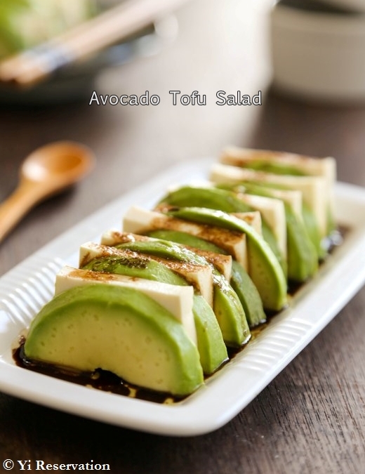 {Recipe} Avocado and Tofu Salad with Truffle Infused Soy Sesame Dressing