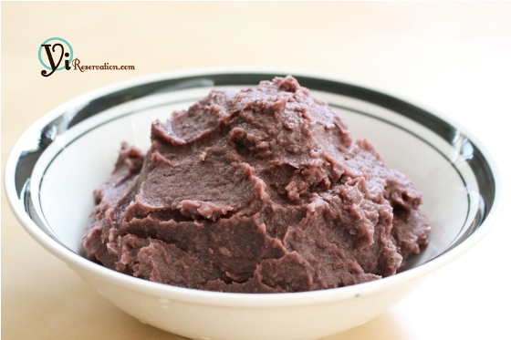 Homemade Sweet Red Bean Paste (Azuki Bean Paste) | 紅豆沙