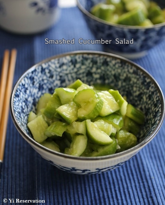 {Recipe} Smashed Cucumber Salad 拍黃瓜 - The perfect summer gluten-free dessert