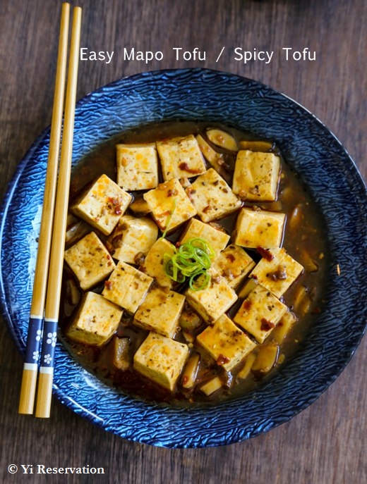 {Recipe} Quick and Easy Sichuan Mapo Tofu or Spicy Tofu Made in 25 Minutes