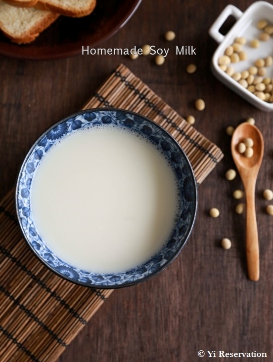 {Recipe} Homemade Soy Milk Recipe 豆漿