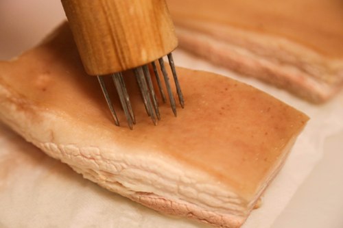 cripsy pork belly siu yuk step2