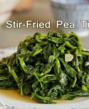 Stir-fried Garlic Pea Shoots Recipe