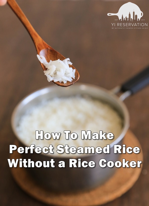 How to Make Steamed Rice without Rice Cooker 米飯