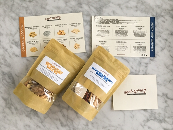 root+spring herbal soup kit review