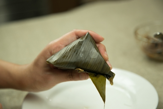 how to make red bean zongzi recipe