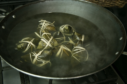 how to make red bean zongzi recipe