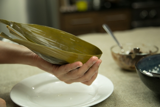 how to make red bean zongzi recipe