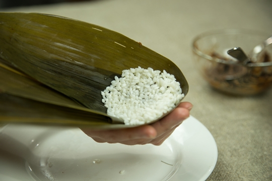 how to make red bean zongzi recipe