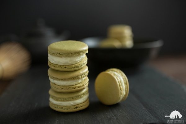 how to make japanese green tea matcha macarons