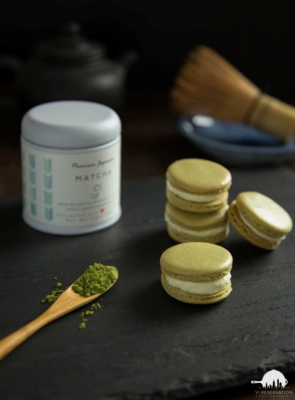 how to make japanese green tea matcha macarons