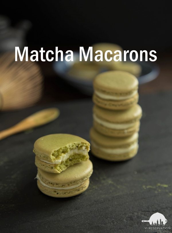 how to make japanese green tea matcha macarons