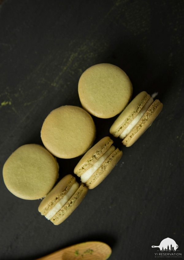 how to make japanese green tea matcha macarons