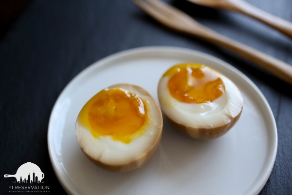 soy sauce soft boiled ramen egg aka Ajitsuke Tamago