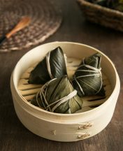 how to make red bean sticky rice dumpling zongzi recipe